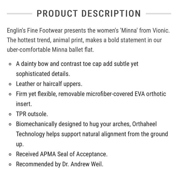 VIONIC Minna Cream Flats - Picture 12 of 12